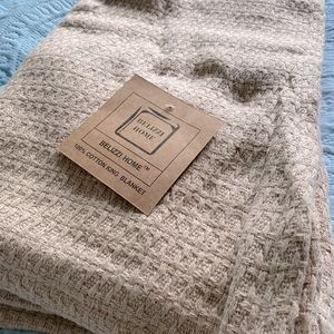 100% Cotton King Size Blanket Throw